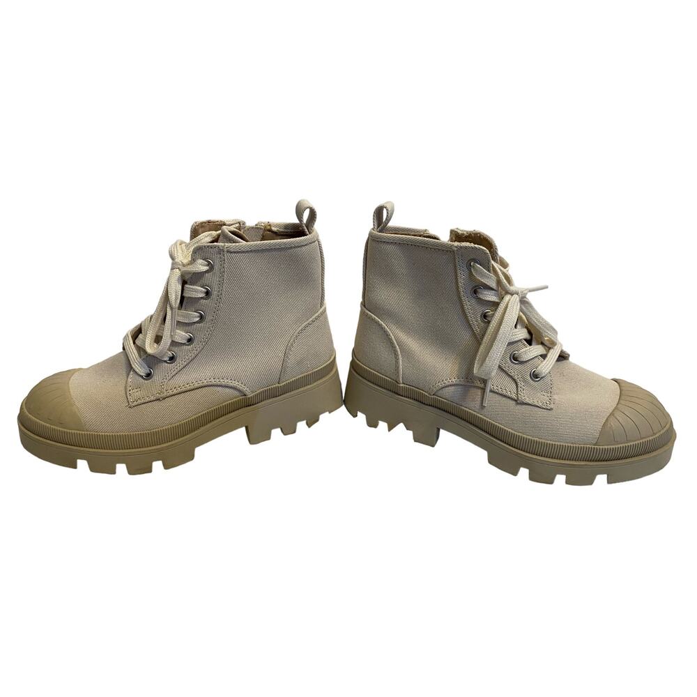 Universal Thread Khaki Color Chunky Ankle Boots Womens Size 6.5